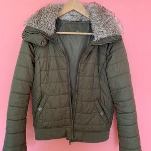 Green Aeropostale Bomber Jacket